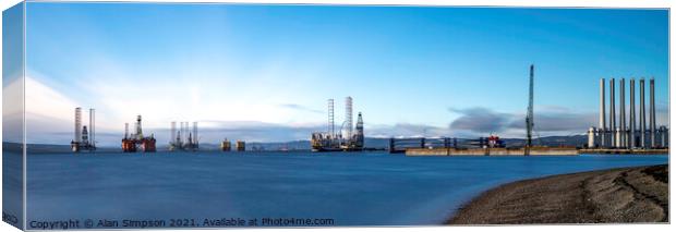 Cromarty Firth Canvas Print by Alan Simpson