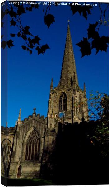  St Peter and St Paul's Cathedral, Sheffield Canvas Print by Andrew Wright