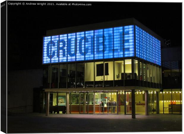 The Crucible Theatre, Sheffield Canvas Print by Andrew Wright