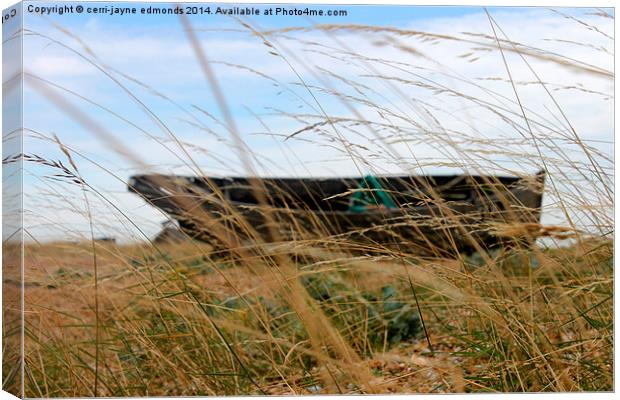  Boat Canvas Print by cerrie-jayne edmonds