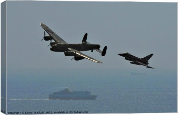 Air & Sea Travel Canvas Print by Simon Hackett