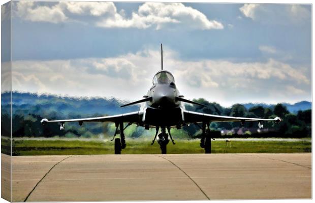 Typhoon Heat Canvas Print by Simon Hackett