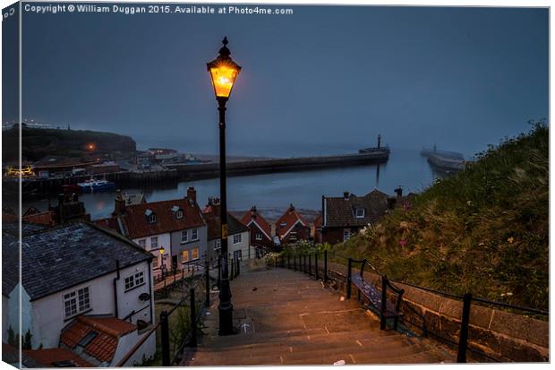  Whitby North Yorkshire . Canvas Print by William Duggan