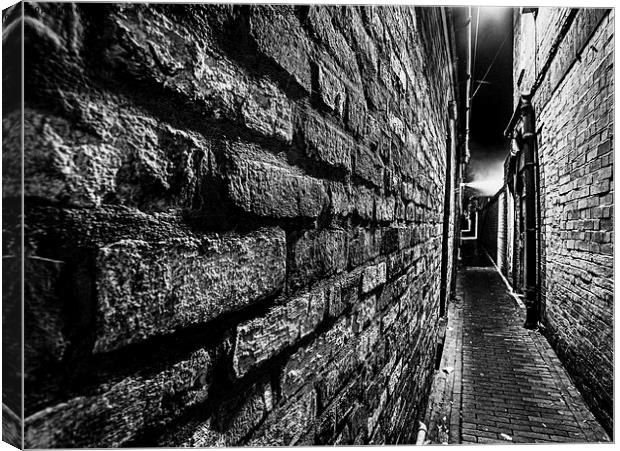  Takeaway Alley Canvas Print by Chris Mann