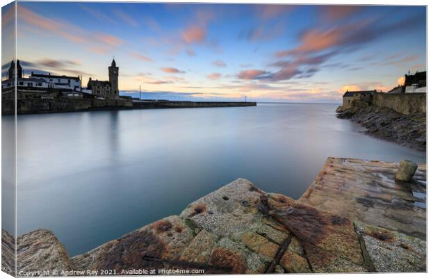 Outer Harbour at sunrise Canvas Print by Andrew Ray