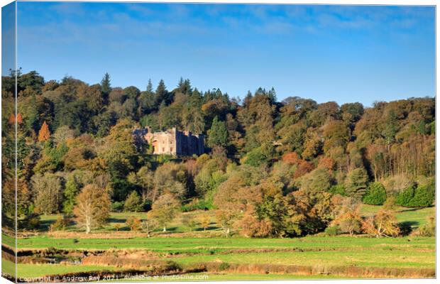 Muncaster Castle Canvas Print by Andrew Ray