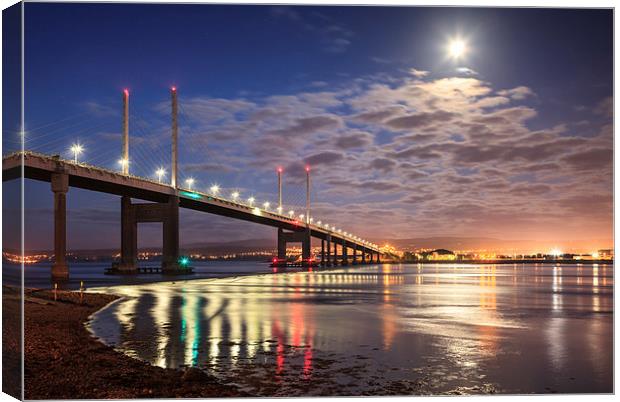 Kessock Bridge, Inverness Canvas Print by Andrew Ray