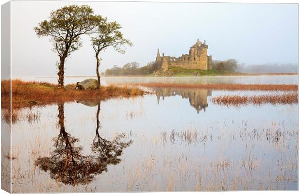 Kilchurn Reflections Canvas Print by Andrew Ray