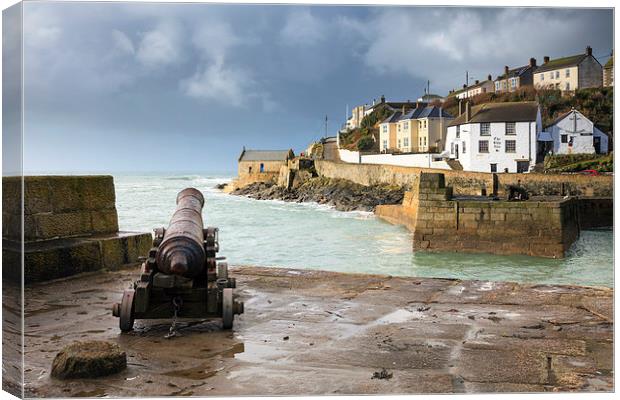 Approaching Storm (Porthleven) Canvas Print by Andrew Ray