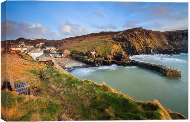 Harbour View (Mullion) Canvas Print by Andrew Ray