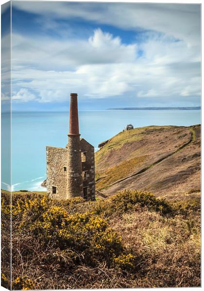 Rinsey Engine House Canvas Print by Andrew Ray