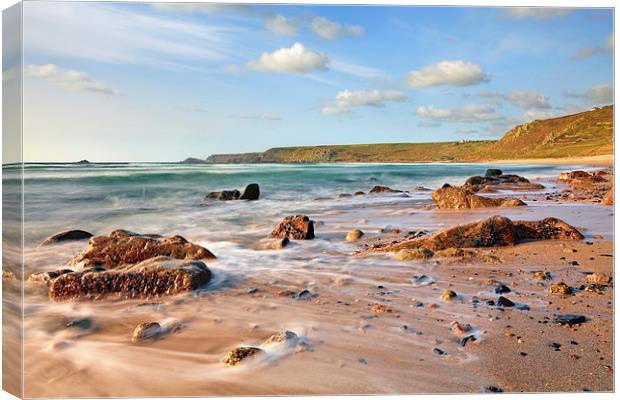 Whitesand Bay (Sennen) Canvas Print by Andrew Ray