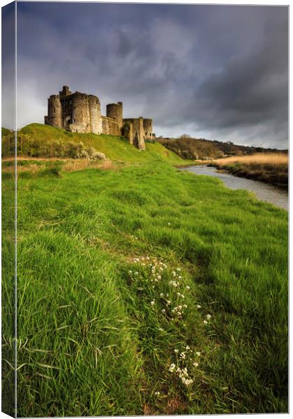 Kidwelly Castle Canvas Print by Andrew Ray