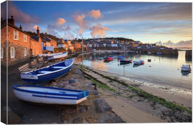 Early Morning (Mousehole) Canvas Print by Andrew Ray
