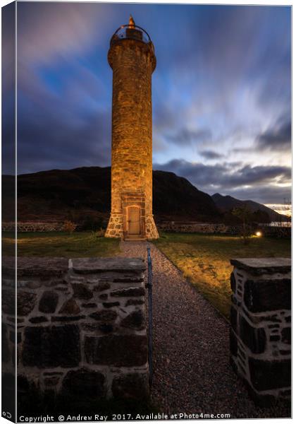 Glenfinnan Monument Canvas Print by Andrew Ray