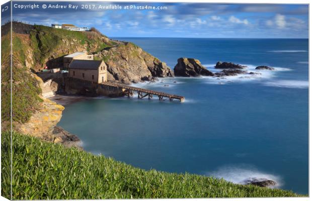 Towards the Old Lifeboat Station (Lizard) Canvas Print by Andrew Ray
