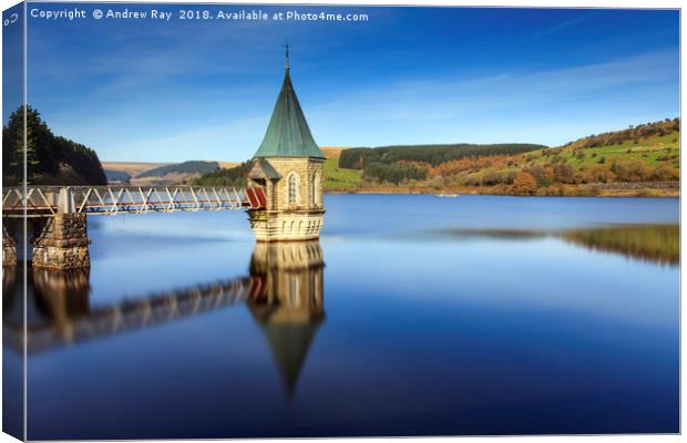 Pontsticill Reservoir Canvas Print by Andrew Ray