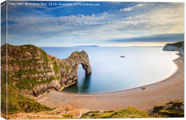 Above Durdle Door Canvas Print by Andrew Ray