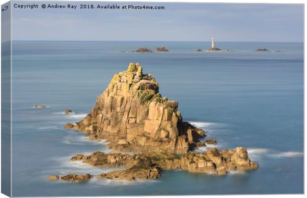 Armed Knight (Land's End) Canvas Print by Andrew Ray
