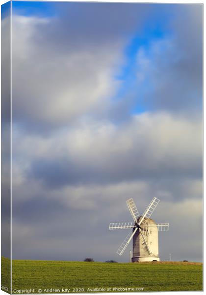 Ashcombe Windmill Canvas Print by Andrew Ray