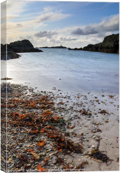 Rhoscolyn Beacon   Canvas Print by Andrew Ray