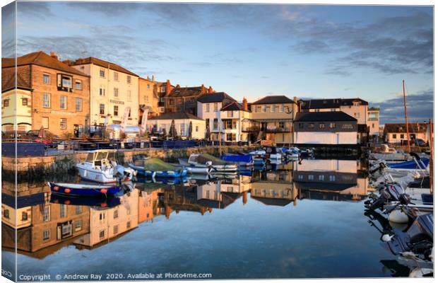 Morning light (Custom House Quay) Canvas Print by Andrew Ray