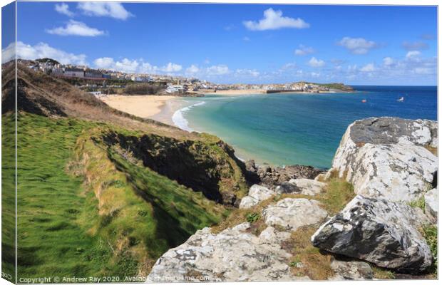 Porthminster Point (St Ives) Canvas Print by Andrew Ray