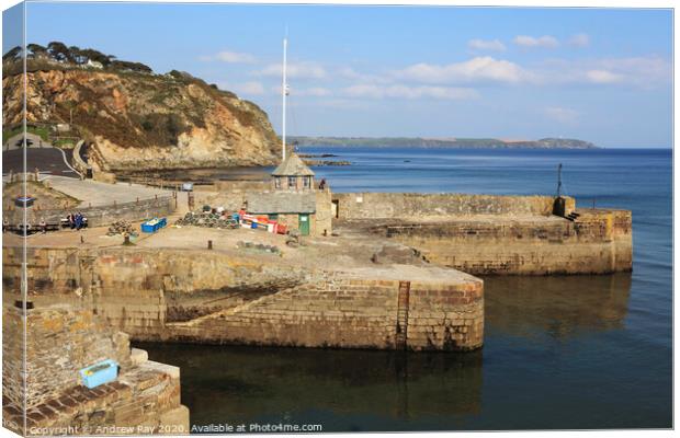 Harbours Walls (Charlestown) Canvas Print by Andrew Ray
