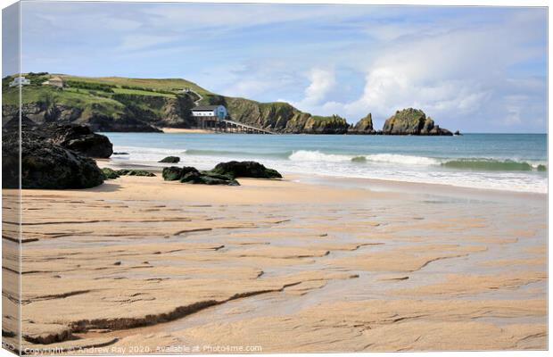 Mother Ivey's Bay Beach Canvas Print by Andrew Ray