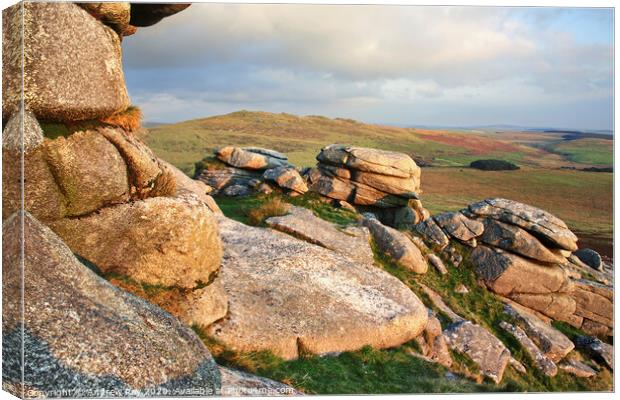 Roughtor Rocks Canvas Print by Andrew Ray