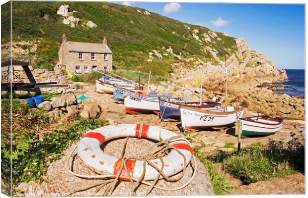 Penberth Cove Canvas Print by Andrew Ray