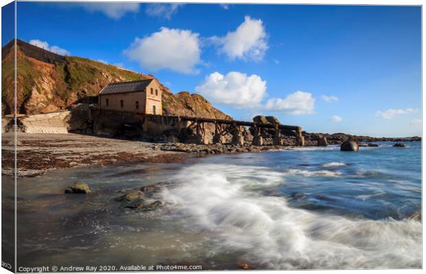 The Old Lifeboat Station (Lizard) Canvas Print by Andrew Ray