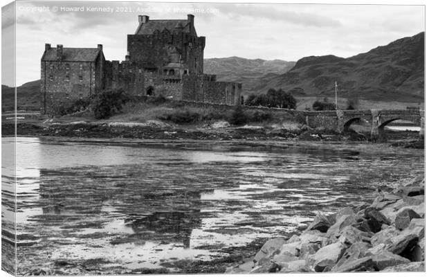 Eilean Donan Castle Canvas Print by Howard Kennedy