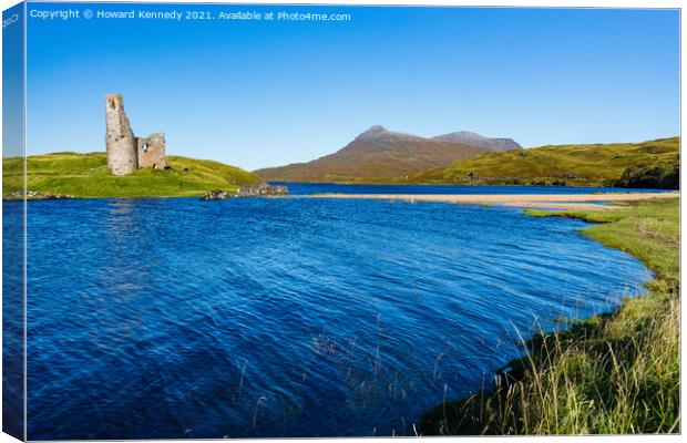 Ardvreck Castle Canvas Print by Howard Kennedy