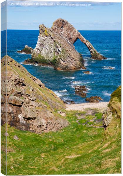 Bow Fiddle Rock Canvas Print by Howard Kennedy