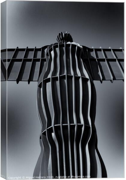 The Angel Of The North #2 Canvas Print by Miguel Herrera