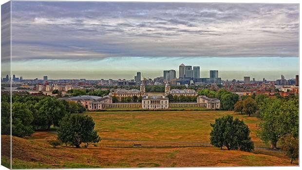 A view from Greenwich Canvas Print by Paul Piciu-Horvat