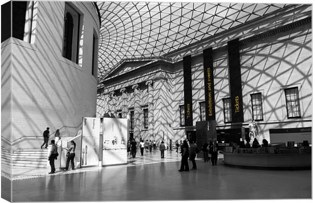 Inside the British Museum Canvas Print by Paul Piciu-Horvat