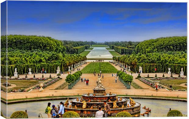 Versailles Gardens Canvas Print by Paul Piciu-Horvat