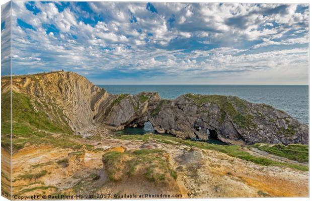 Stair Hole and Lulworth Crumple II Canvas Print by Paul Piciu-Horvat