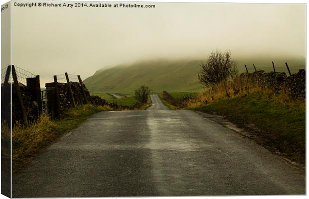  Road to nowhere 2 Canvas Print by Richard Auty