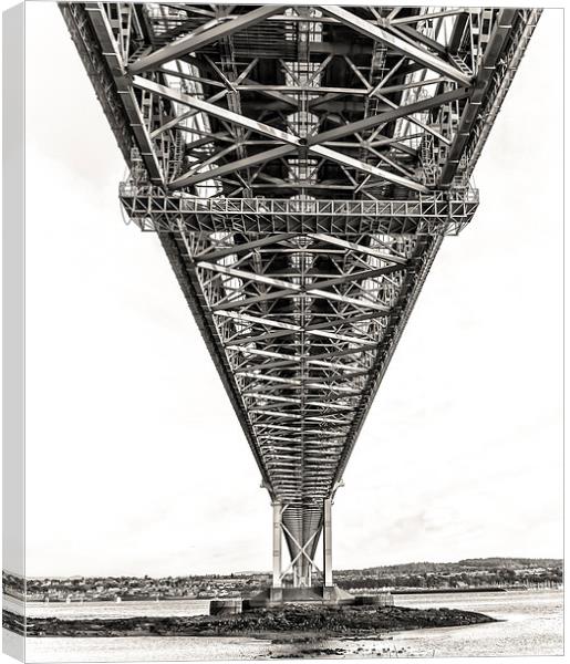  Under the Bridge Canvas Print by Stuart Sinclair