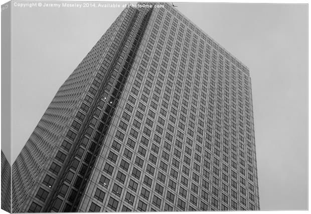 Canary Wharf Canvas Print by Jeremy Moseley