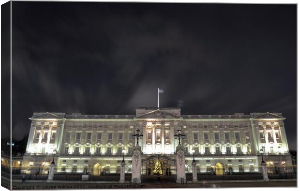 Buckingham Palace London Canvas Print by Louise Wilden