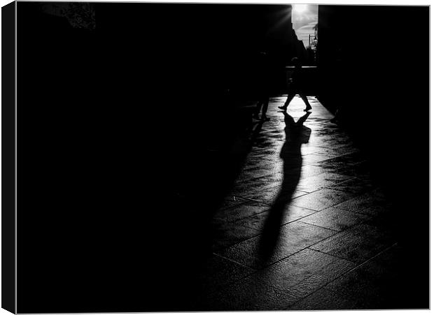  Shadow Walk Canvas Print by Gagan Sadana