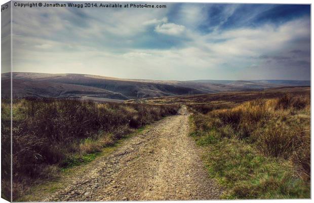  Looking Towards Wessenden Head Reservoir Canvas Print by Jonathan Wragg