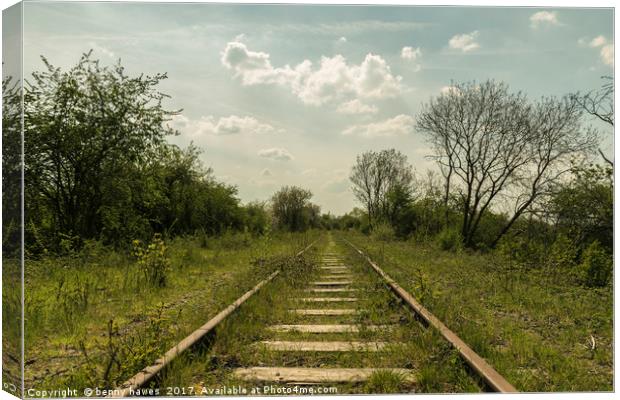 The Old Railway Canvas Print by benny hawes