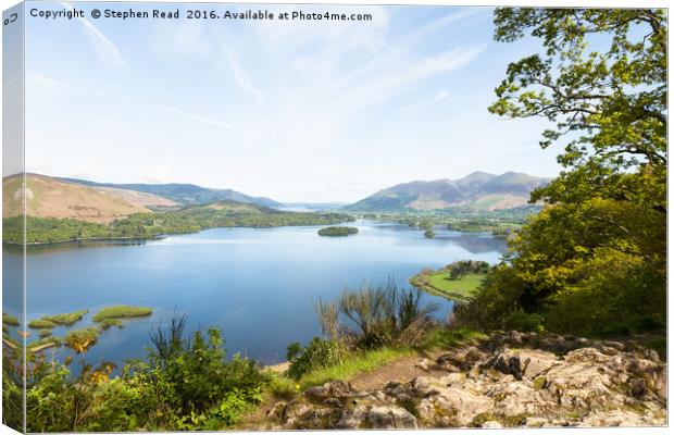 The Lake District Surprise View Canvas Print by Stephen Read