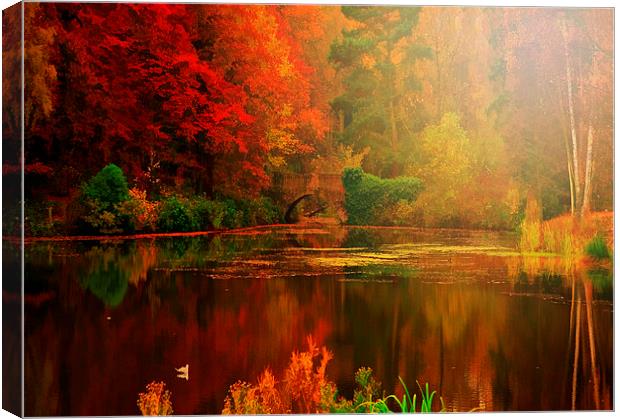  Autumn Reflected Canvas Print by Heaven's Gift xxx68