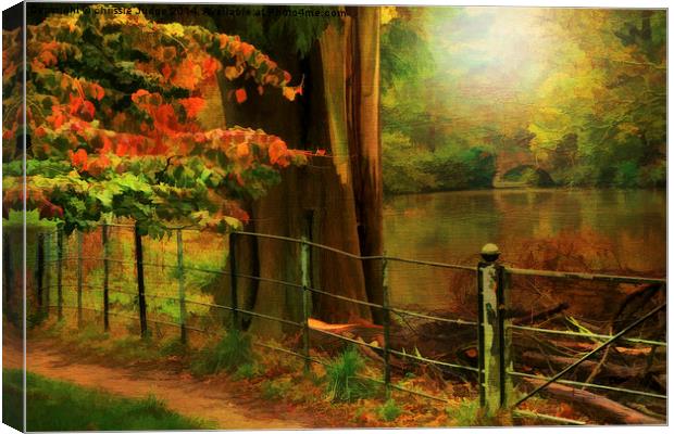  Autumn pond  Canvas Print by Heaven's Gift xxx68